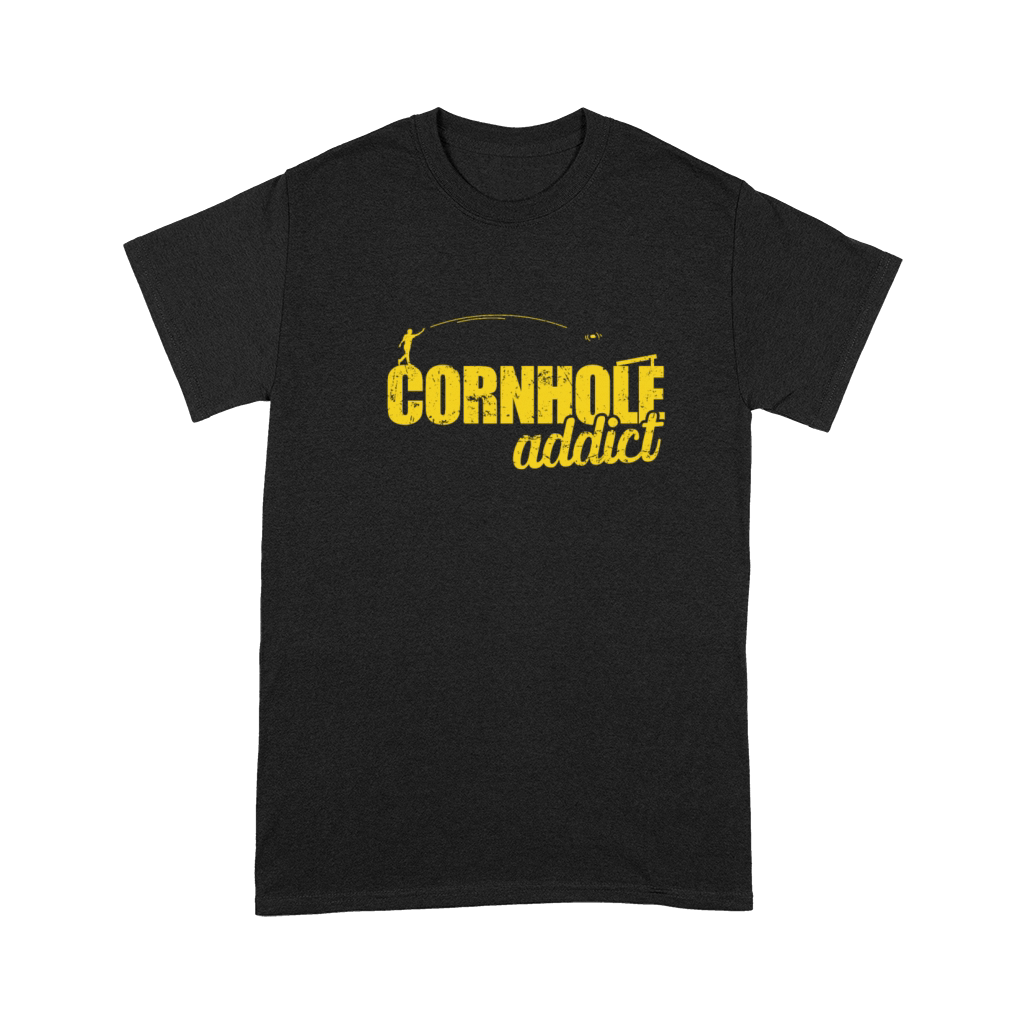 Cornhole addict Game Spare Time Hobby Premium T-shirt