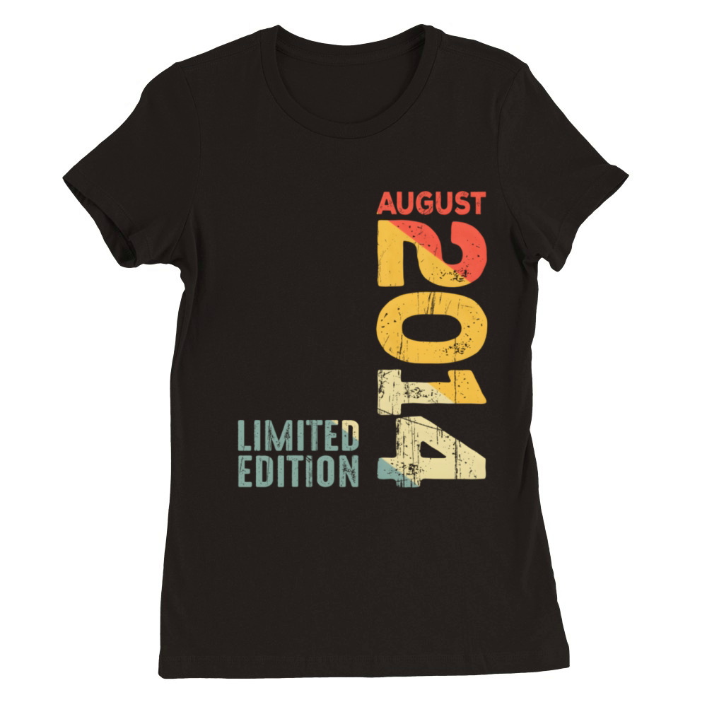 Year 2014 August 2014 2014 2014 Since 2014 Premium Womens Crewneck T-shirt