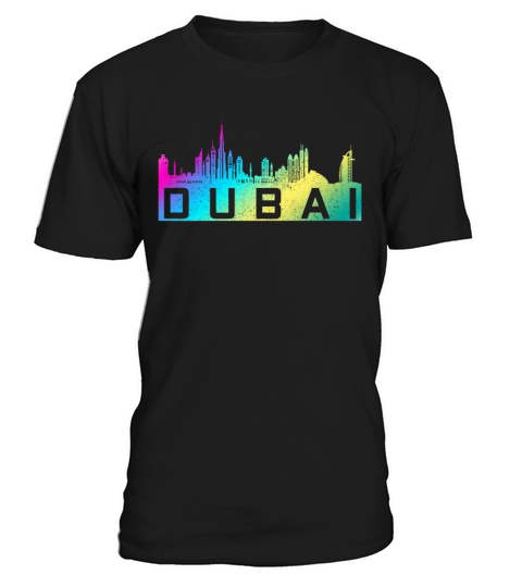 Dubai Skyline UAE Souvenir T-Shirt Unisex