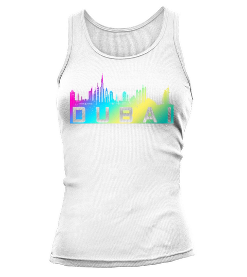 Dubai Skyline UAE Souvenir Tank top Woman