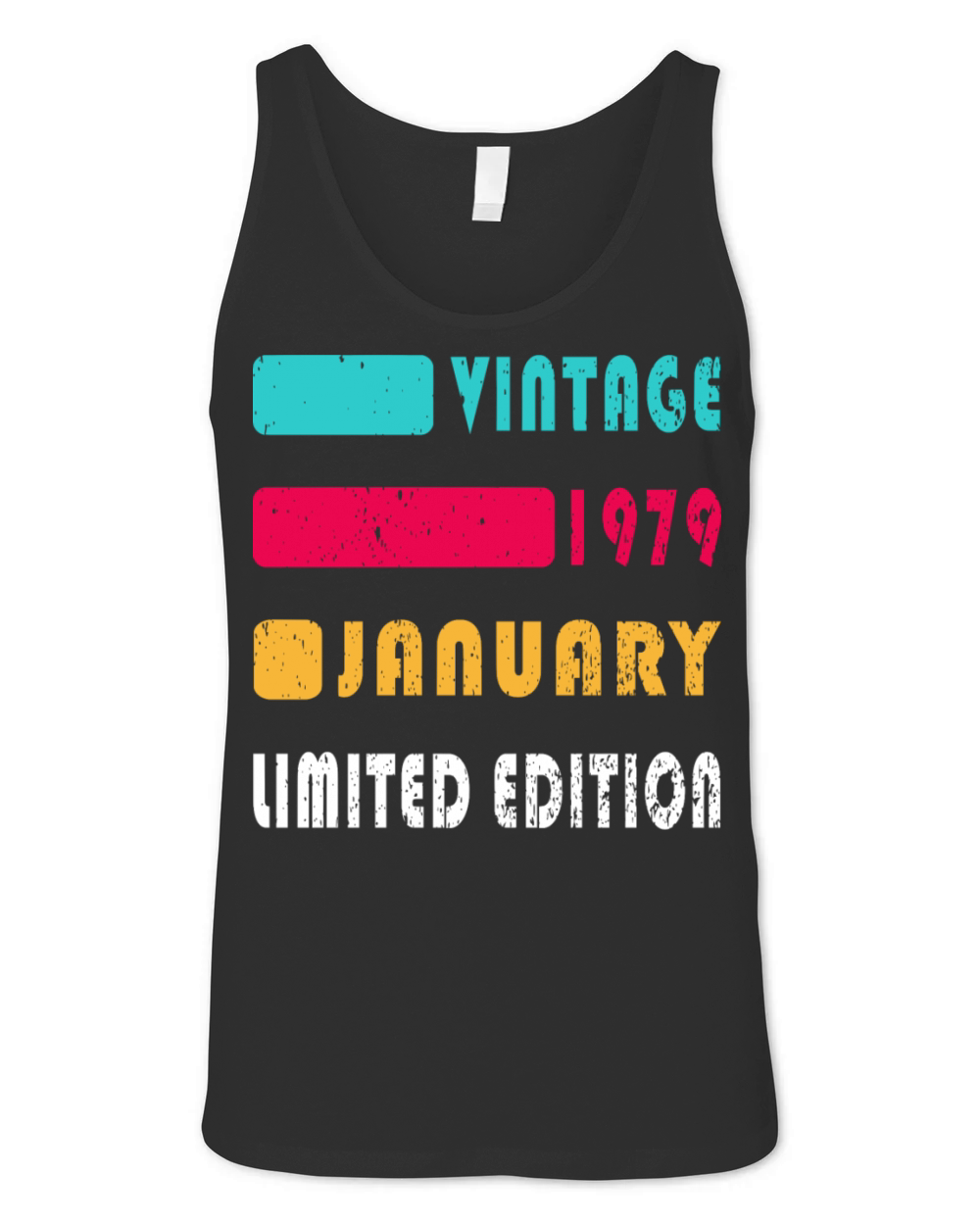 45th birthday 45 years January 1979 Unisex Jersey Tank