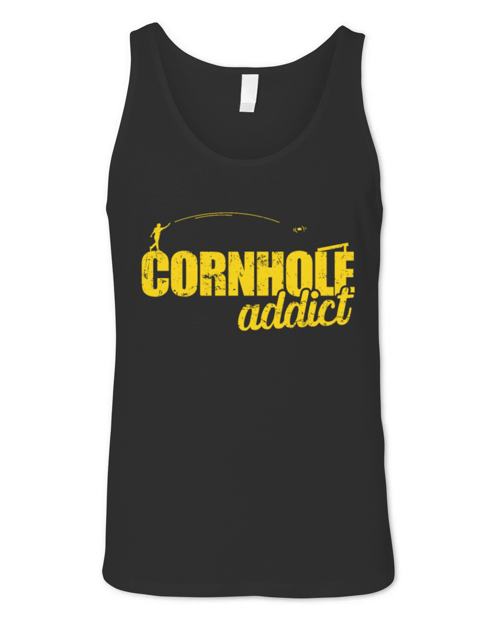 Cornhole addict Game Spare Time Hobby Unisex Jersey Tank