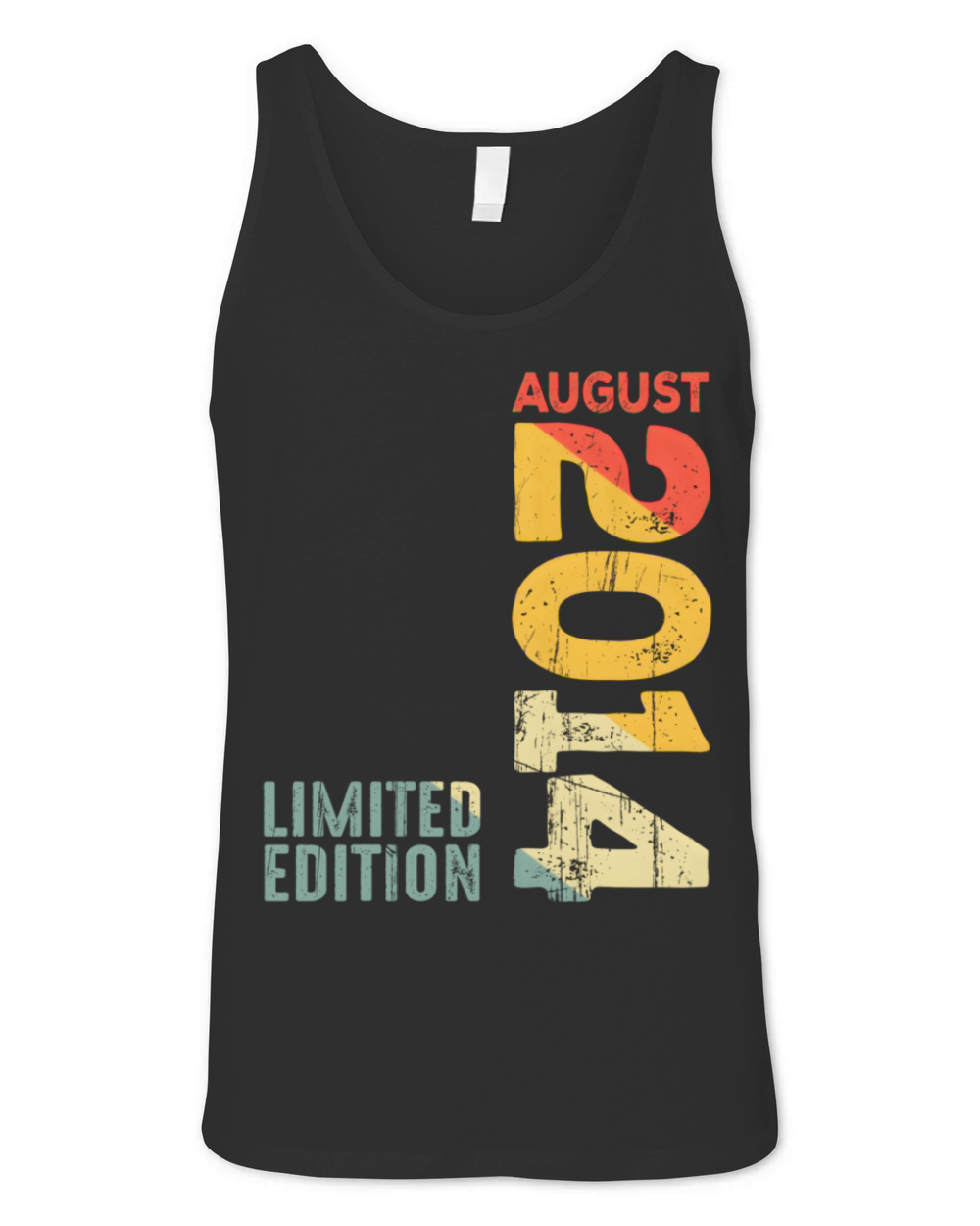 Year 2014 August 2014 2014 2014 Since 2014 Unisex Jersey Tank