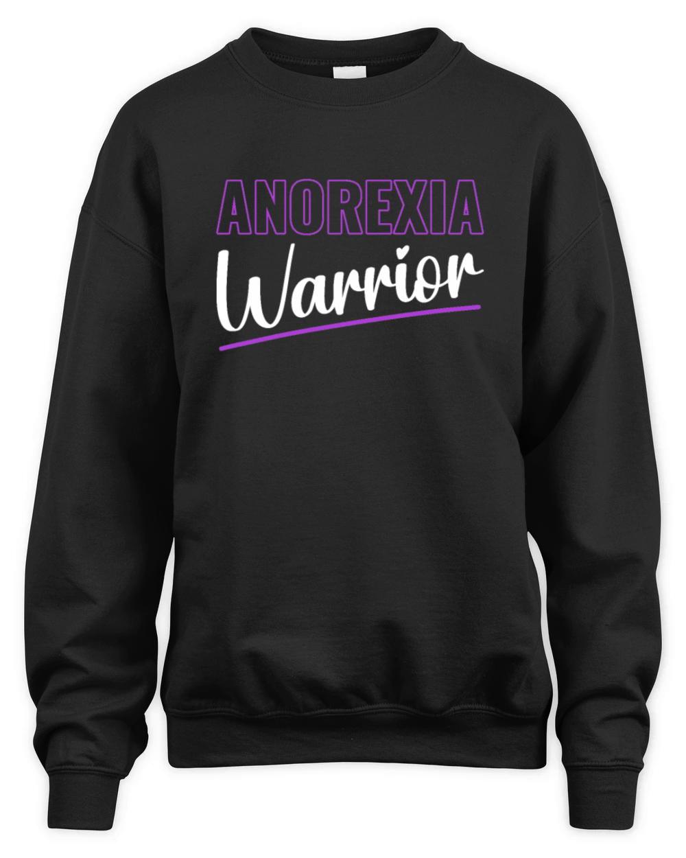 Anorexia Warrior Men Women Anorexia Awareness Unisex Premium Crewneck Sweatshirt