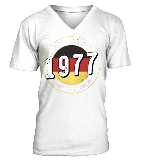 Limitierte Auflage Jahrgangs 1977 47 years old V-Neck T-shirt
