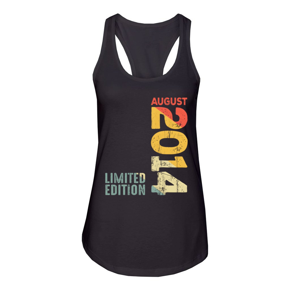 Year 2014 August 2014 2014 2014 Since 2014 Women's Racerback Tank