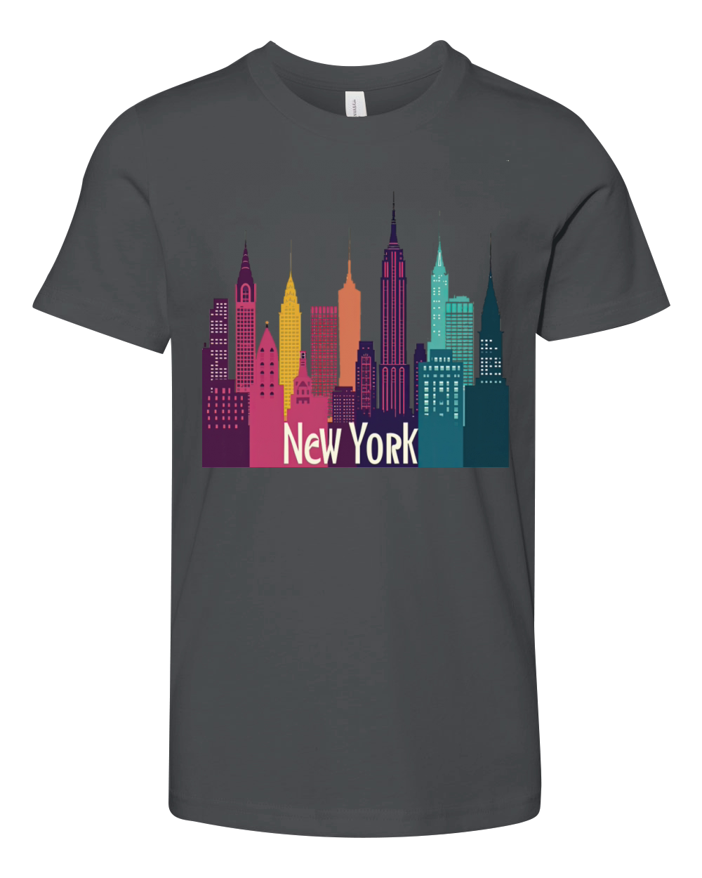 New York City Skyline Youth Unisex Jersey Tee