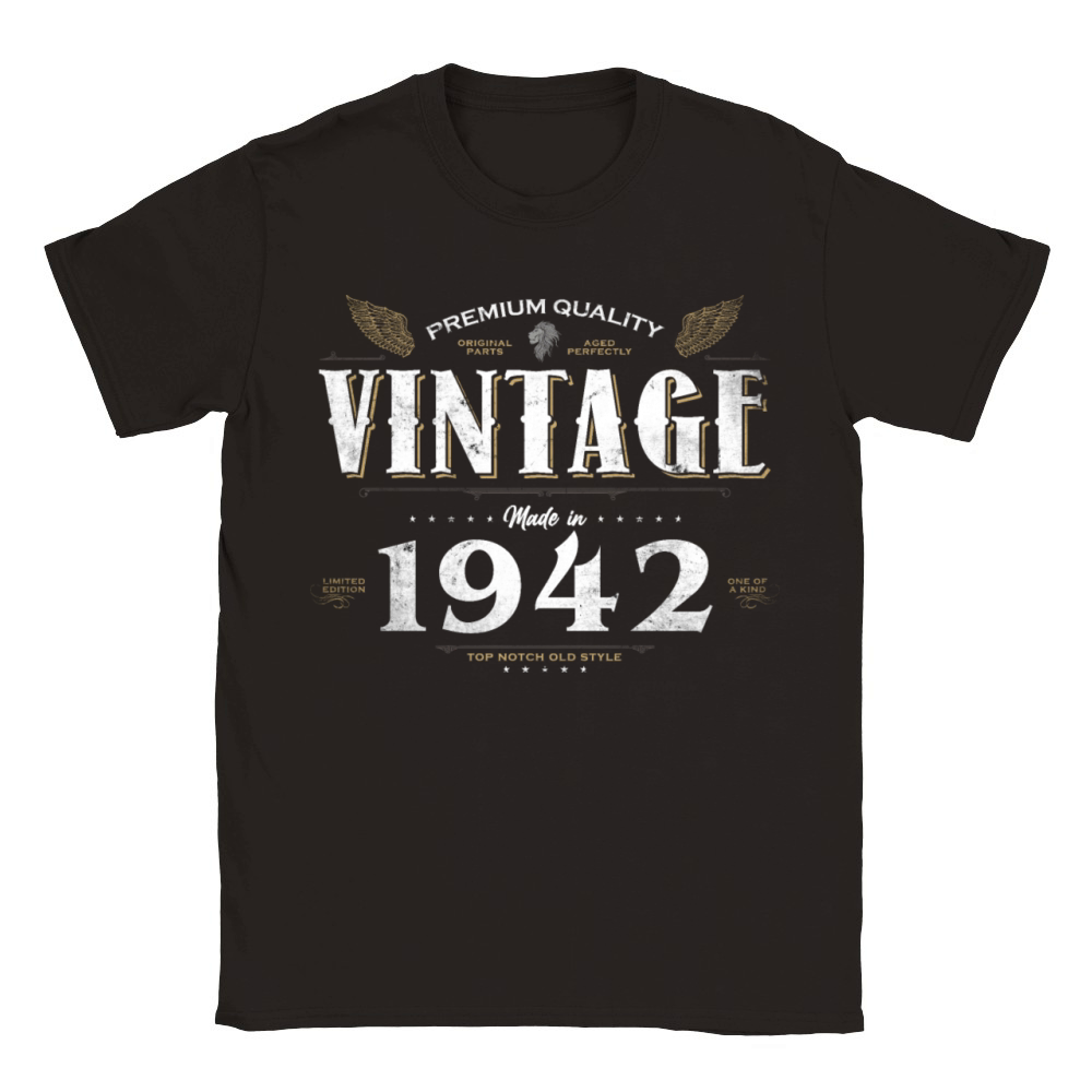 82 Years Old Vintage 1942 Limited Edition 82nd Classic Kids Crewneck T-shirt