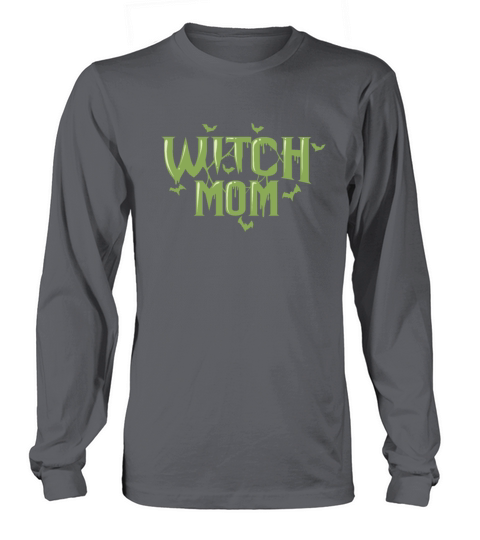 Witch Mom Halloween Holiday Custom USA Long sleeved Unisex