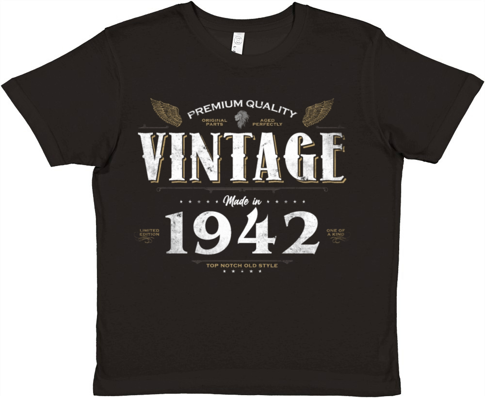 82 Years Old Vintage 1942 Limited Edition 82nd Premium Kids Crewneck T-shirt