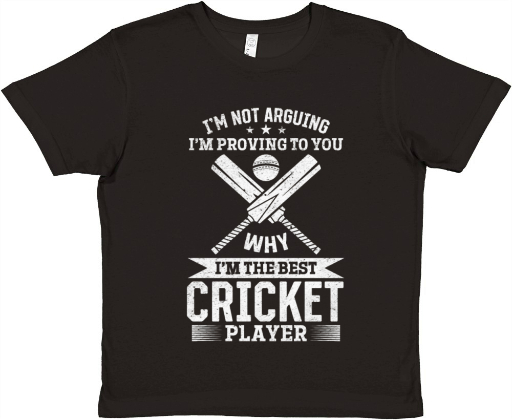 Cricket Game Cricketing - Im the best Cricket pla Premium Kids Crewneck T-shirt