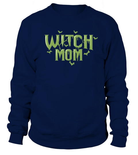 Witch Mom Halloween Holiday Custom USA Sweatshirt Unisex