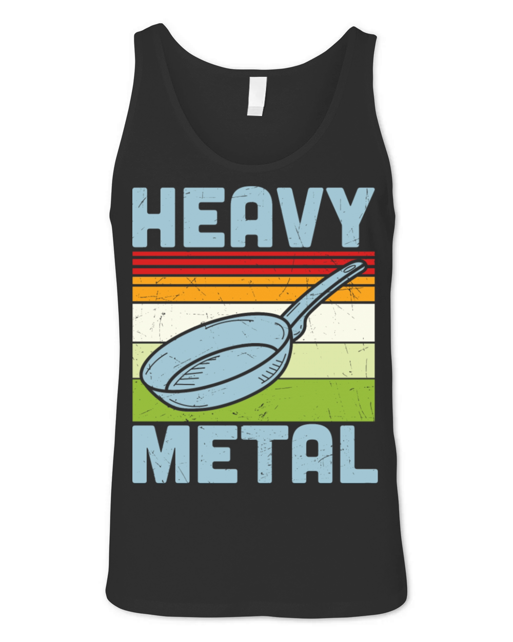 Heavy Metal Pan Frying Pan Unisex Jersey Tank