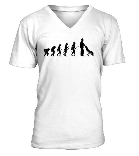 Daddy Evolution - Fathers Day Ideas V-Neck T-shirt