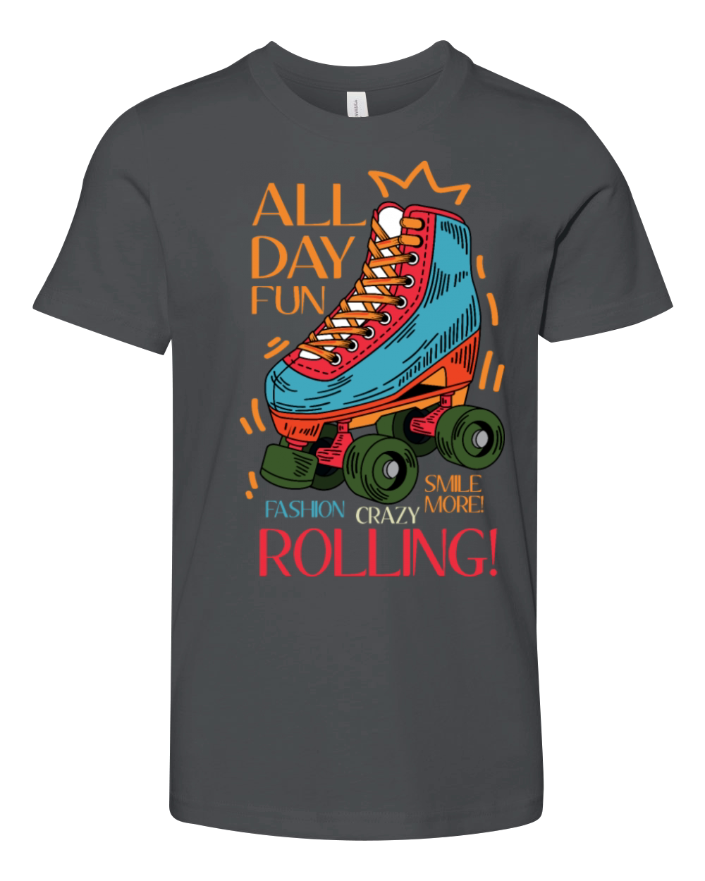 All day fun Cheerful Person Gift Youth Unisex Jersey Tee