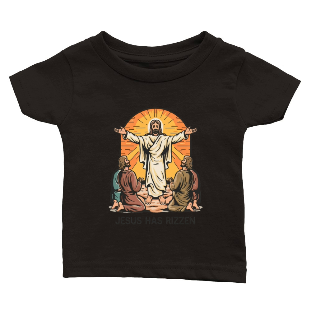 Jesus Has Rizzen Group of Individuals Sharing the Classic Baby Crewneck T-shirt