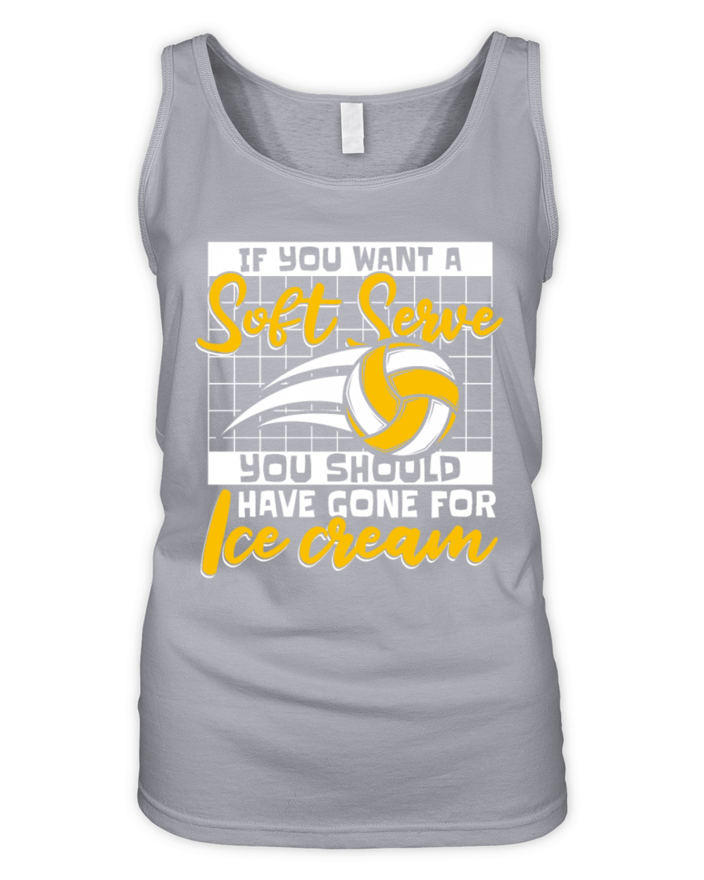 If You Want A Soft Serve Get Ice Cream Team Coach Organic Women's Tank Top