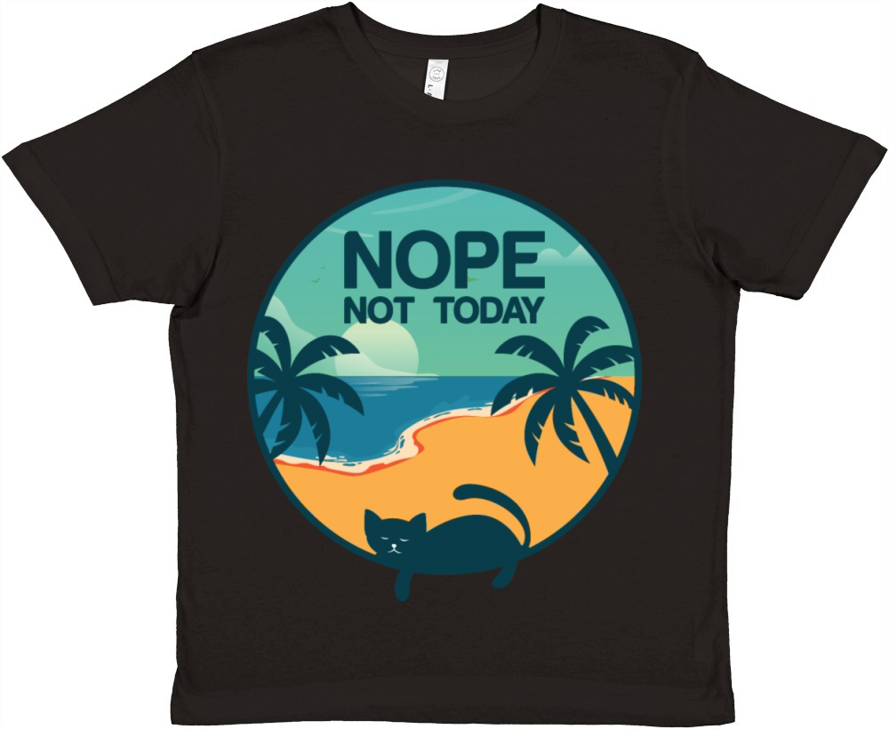 Cute Kawaii Cat Premium Kids Crewneck T-shirt