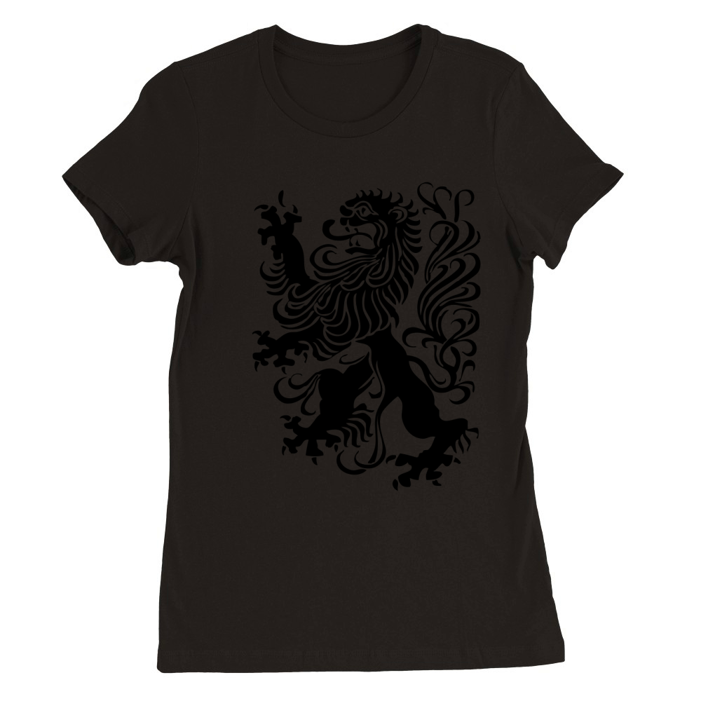 royal lion design Premium Womens Crewneck T-shirt