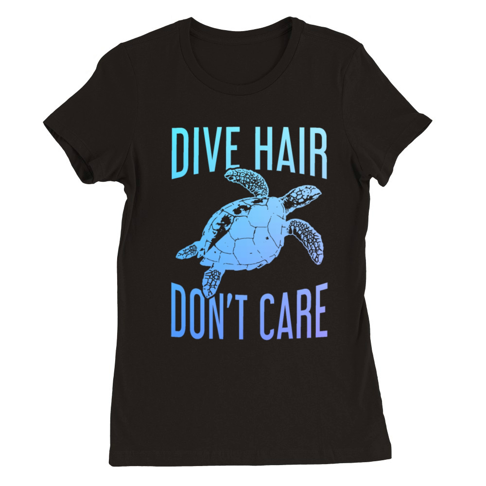 Scuba Diving Funny Vintage Diver Gift Premium Womens Crewneck T-shirt