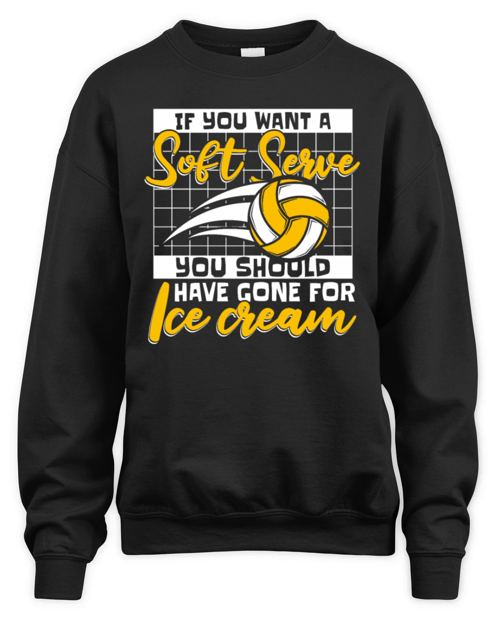 If You Want A Soft Serve Get Ice Cream Team Coach Unisex Premium Crewneck Sweatshirt