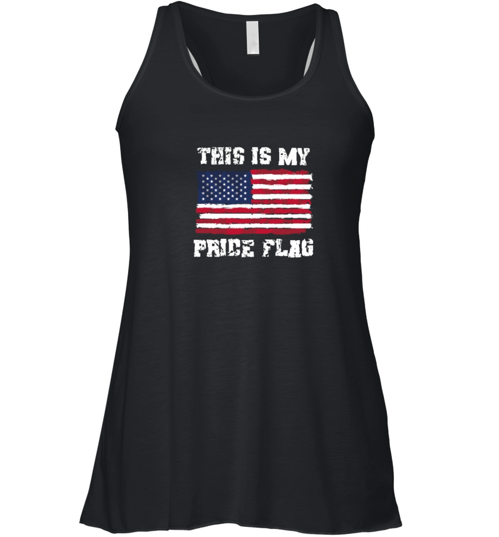 This Is My Pride Flag USA Sign USA Flag Women's Flowy Tank Top