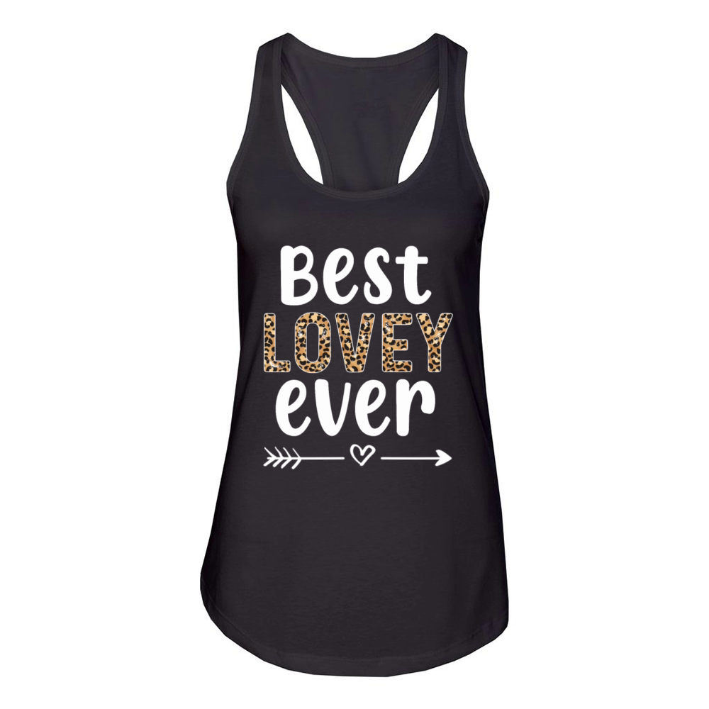 Best Lovey Lovey Grandmother Appreciation Lovey Women's Racerback Tank