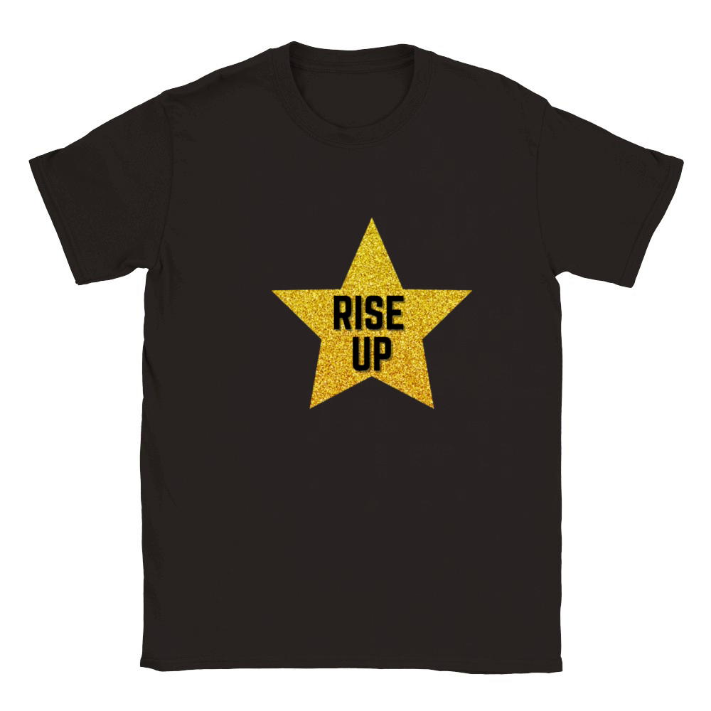 Hamilton Gold Star Rise Up Classic Kids Crewneck T-shirt