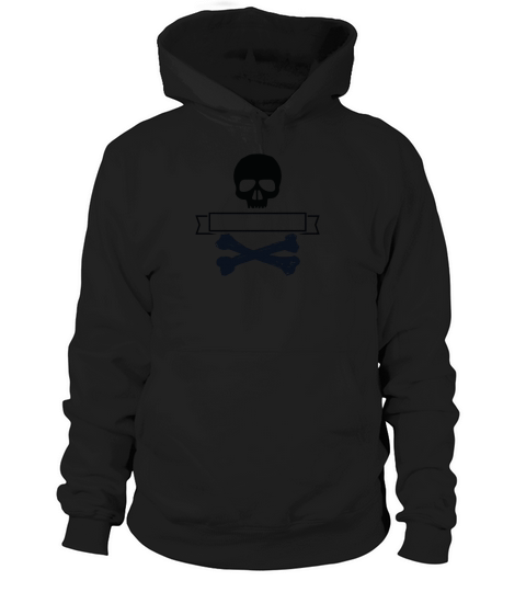 HALLOWEEN BADGE Cross skull B Hoodie Unisex