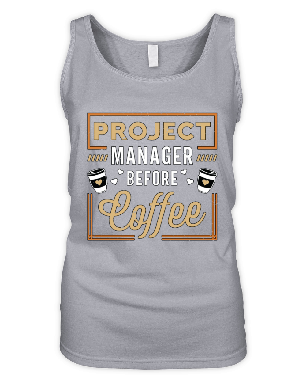 Project Manager Before Team Leader Coffee Lover Organic Women's Tank Top