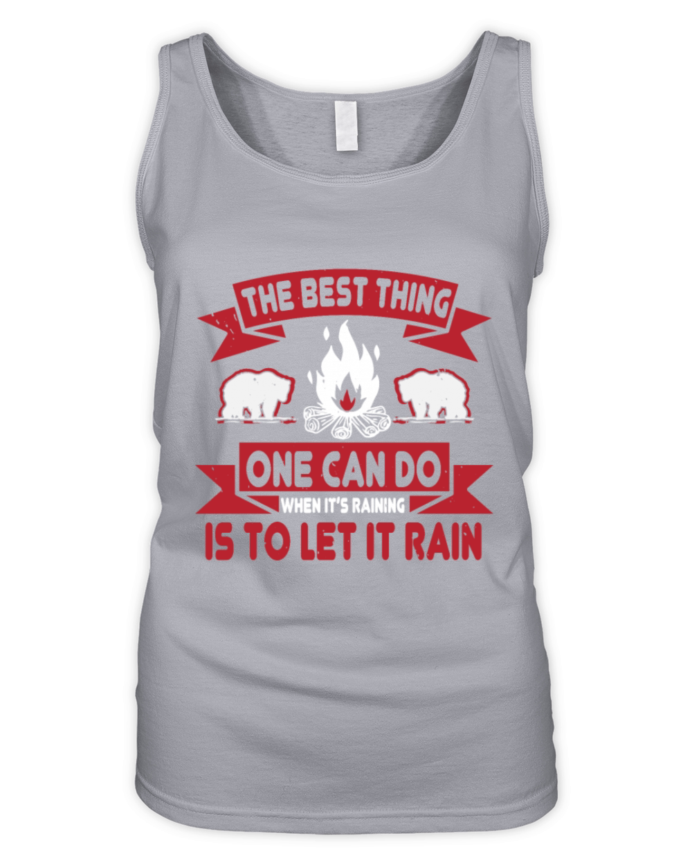 The mountain is calling Organic Women's Tank Top