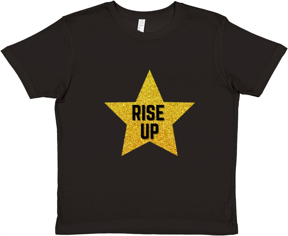 Hamilton Gold Star Rise Up Premium Kids Crewneck T-shirt