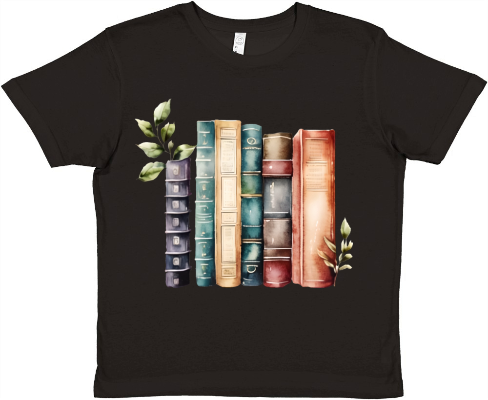Old Antique Leather Bound Books Premium Kids Crewneck T-shirt