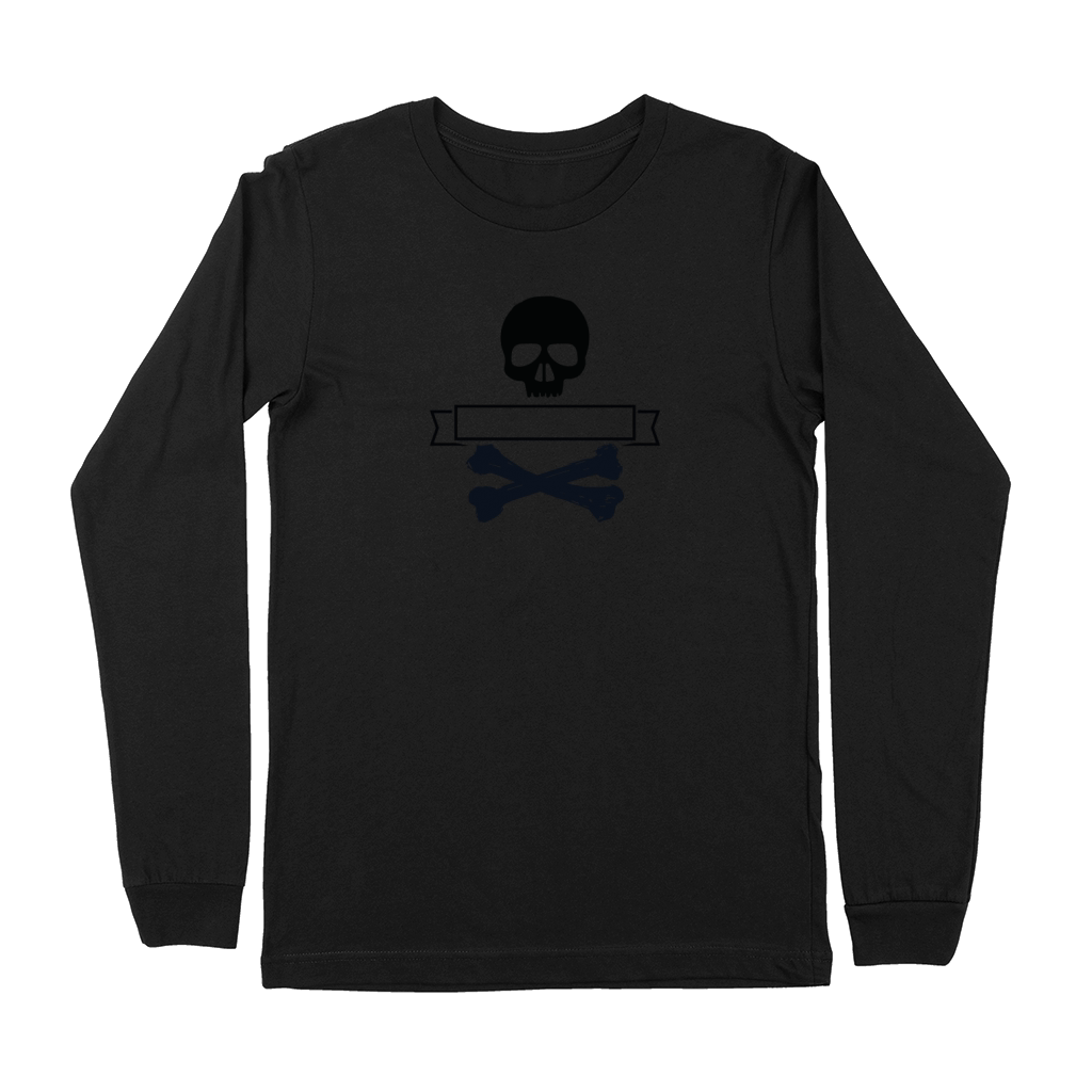 HALLOWEEN BADGE Cross skull B Premium Long Sleeve
