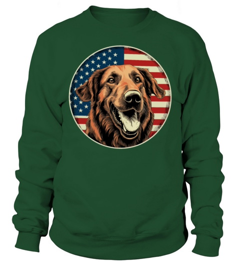 German Shepherd Funny Dog Vintage Retro American Sweatshirt Unisex