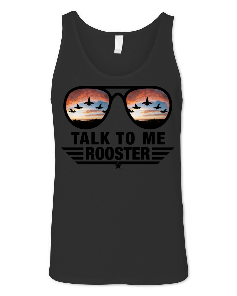 Talk to me rooster Unisex Jersey Tank