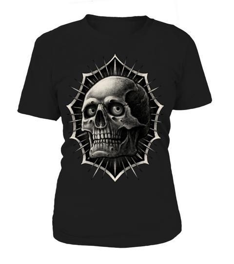 old school skull Traditional Tattoo Women's T-Shirt