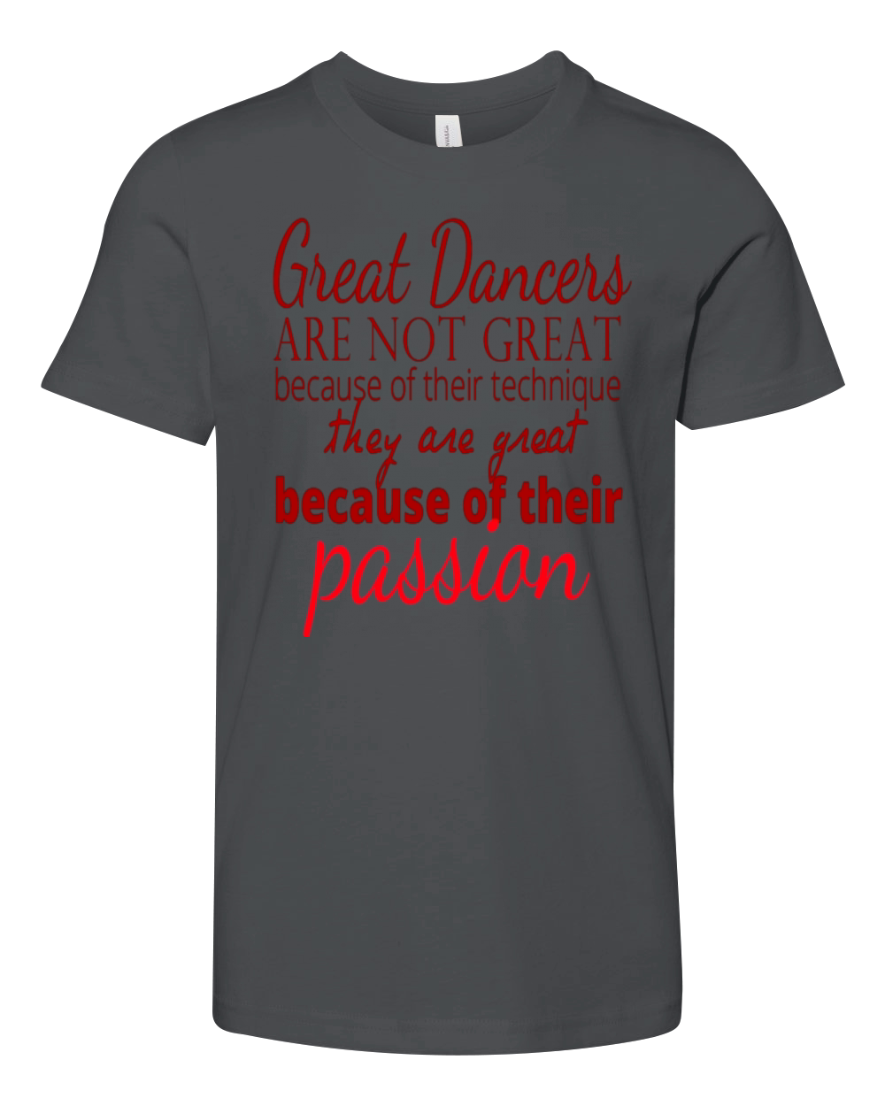 Dance Quote Youth Unisex Jersey Tee