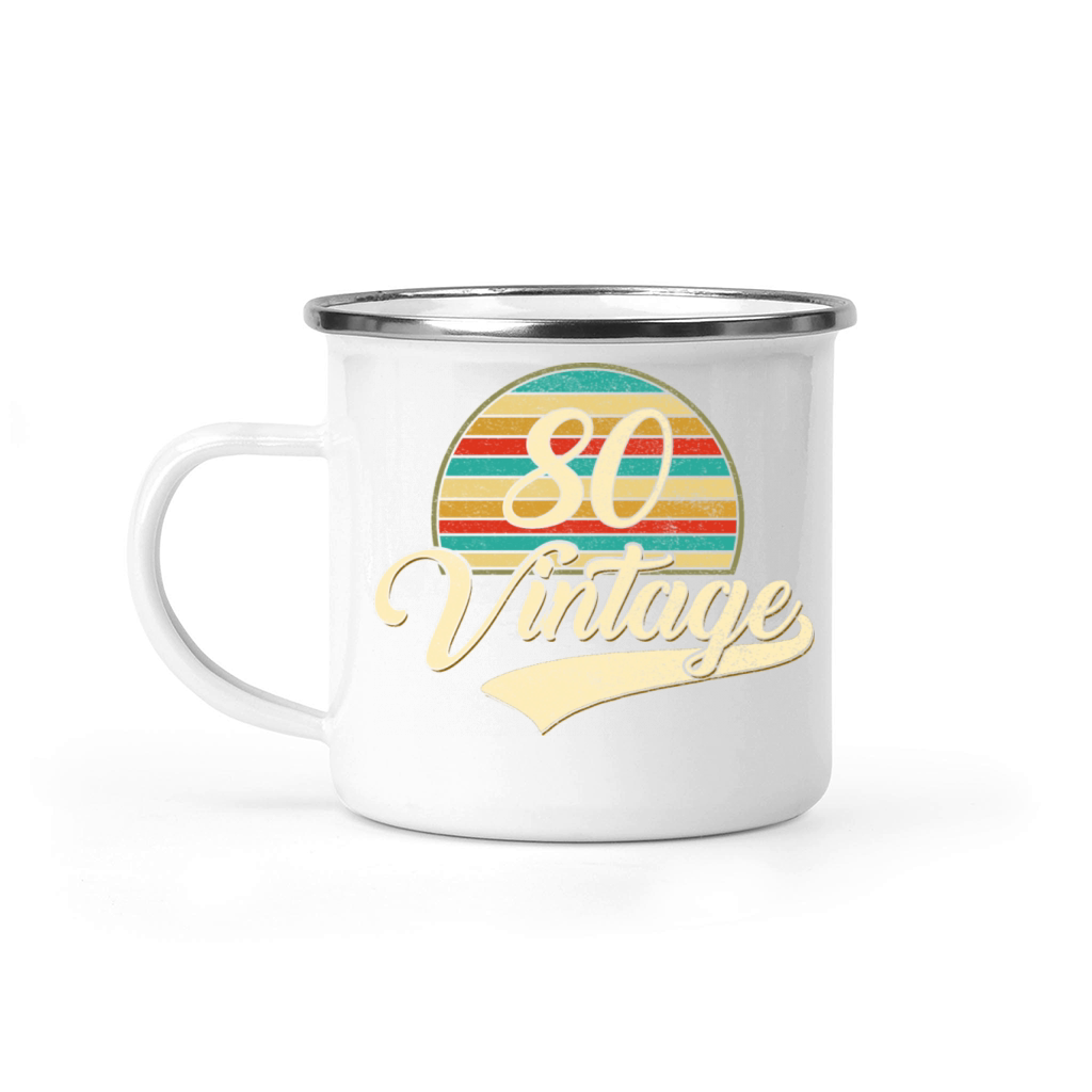 Vintage 80 Camping Mug