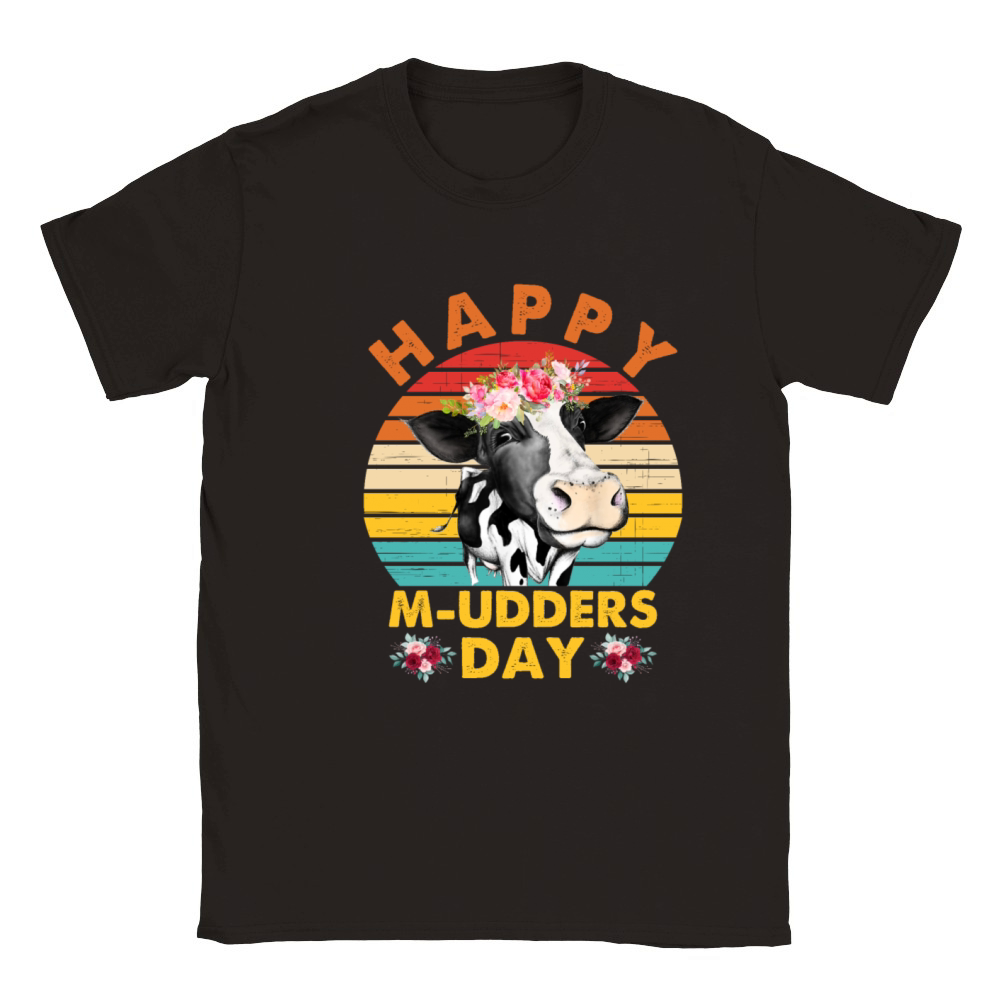 Happy M-Udders Day Classic Kids Crewneck T-shirt