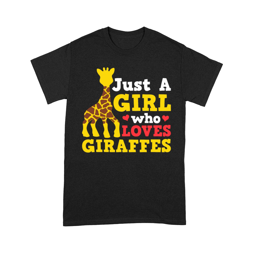 Giraffe Animal Girls Kids Gift Comfort T-shirt