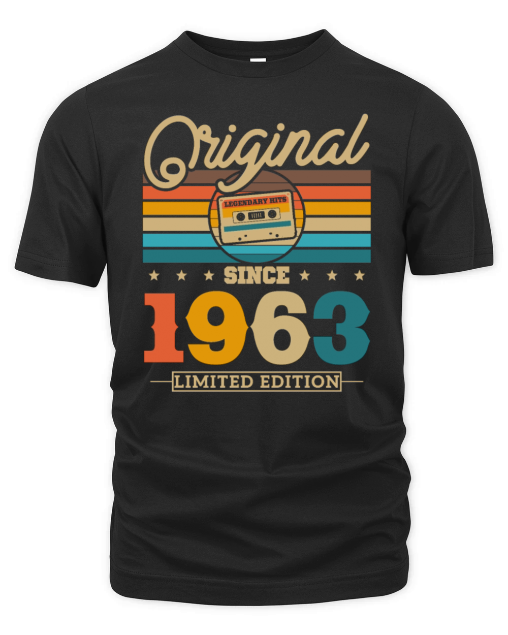 Vintage 1963 Birthday Gift Organic Unisex T-shirt