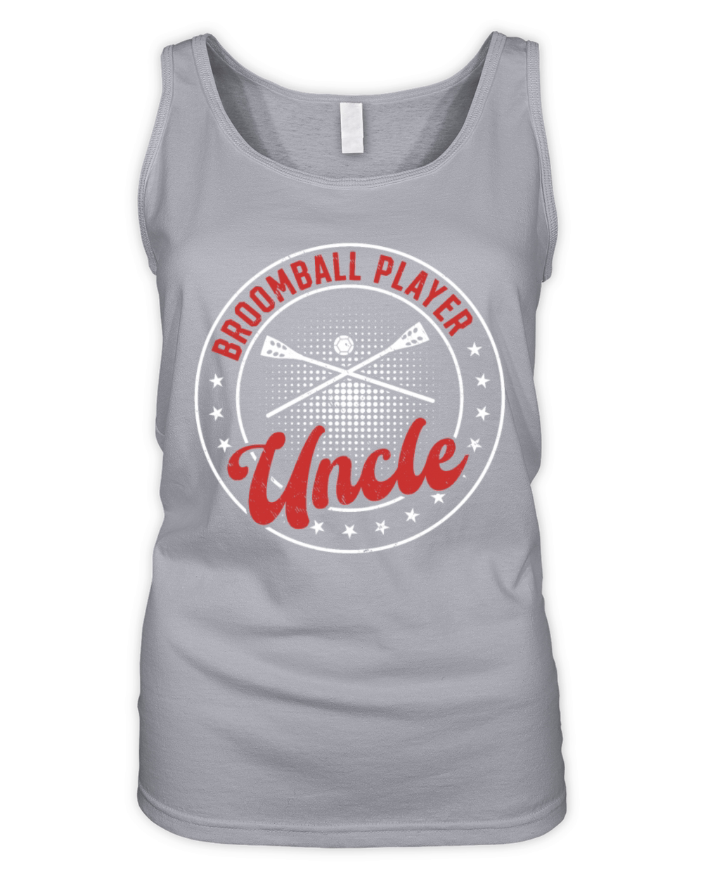 Broomball Sport Broomball Player Uncle Broomball Organic Women's Tank Top
