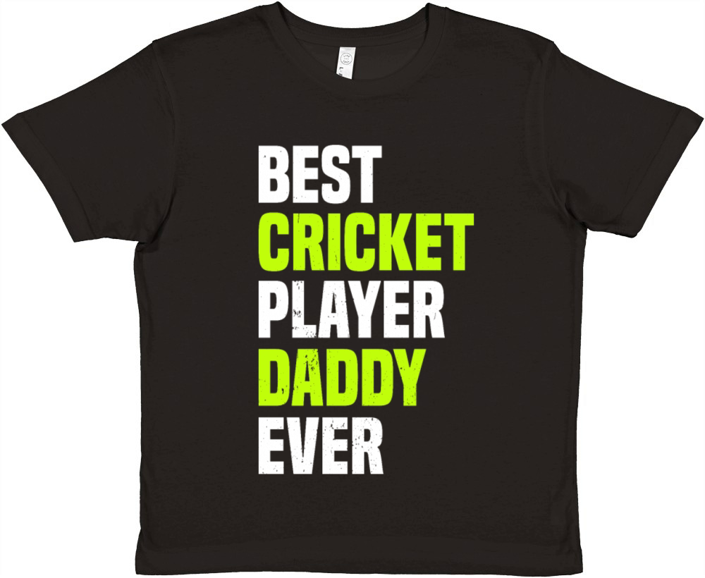 Best Cricket Player Daddy Ever - Cricketing Daddy Premium Kids Crewneck T-shirt