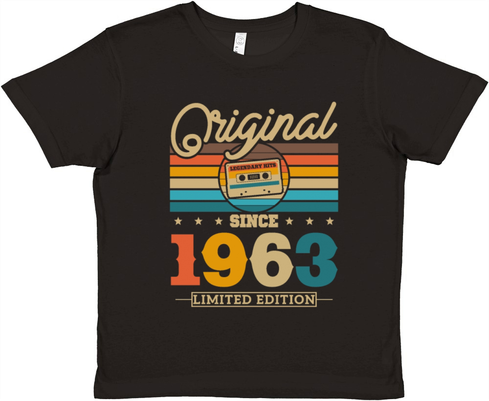 Vintage 1963 Birthday Gift Premium Kids Crewneck T-shirt