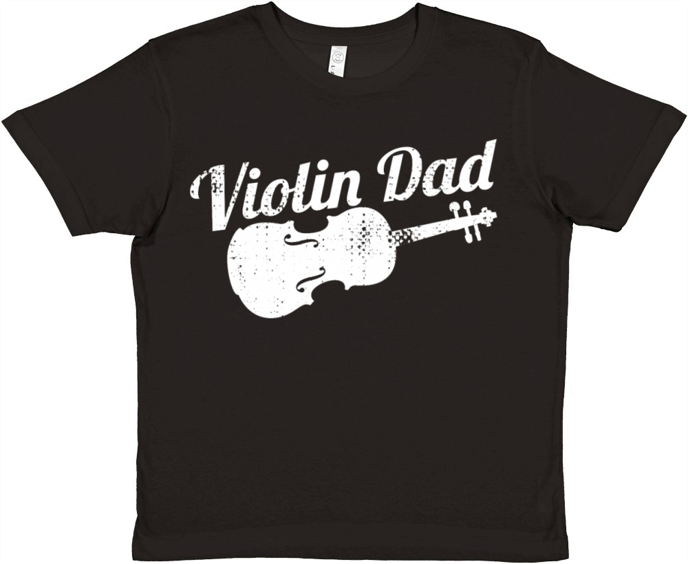 Violin Papa Premium Kids Crewneck T-shirt