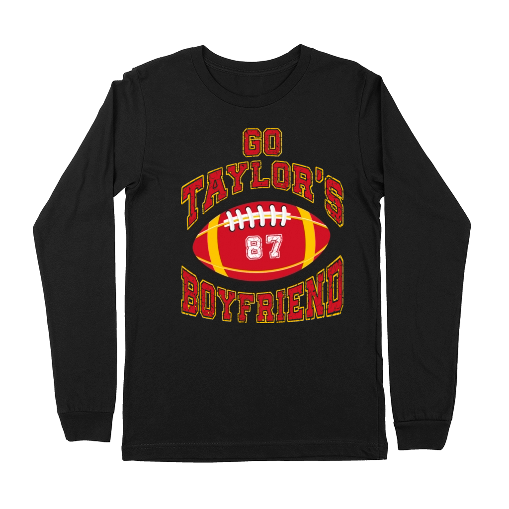 go taylors boyfriend funny football fantasy on Premium Long Sleeve