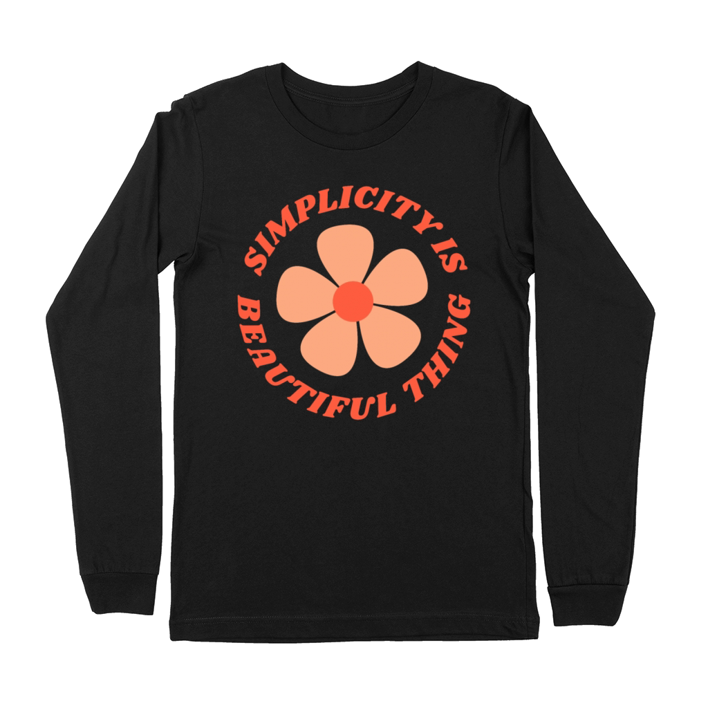 Simplicity Is Beautiful Thing Premium Long Sleeve