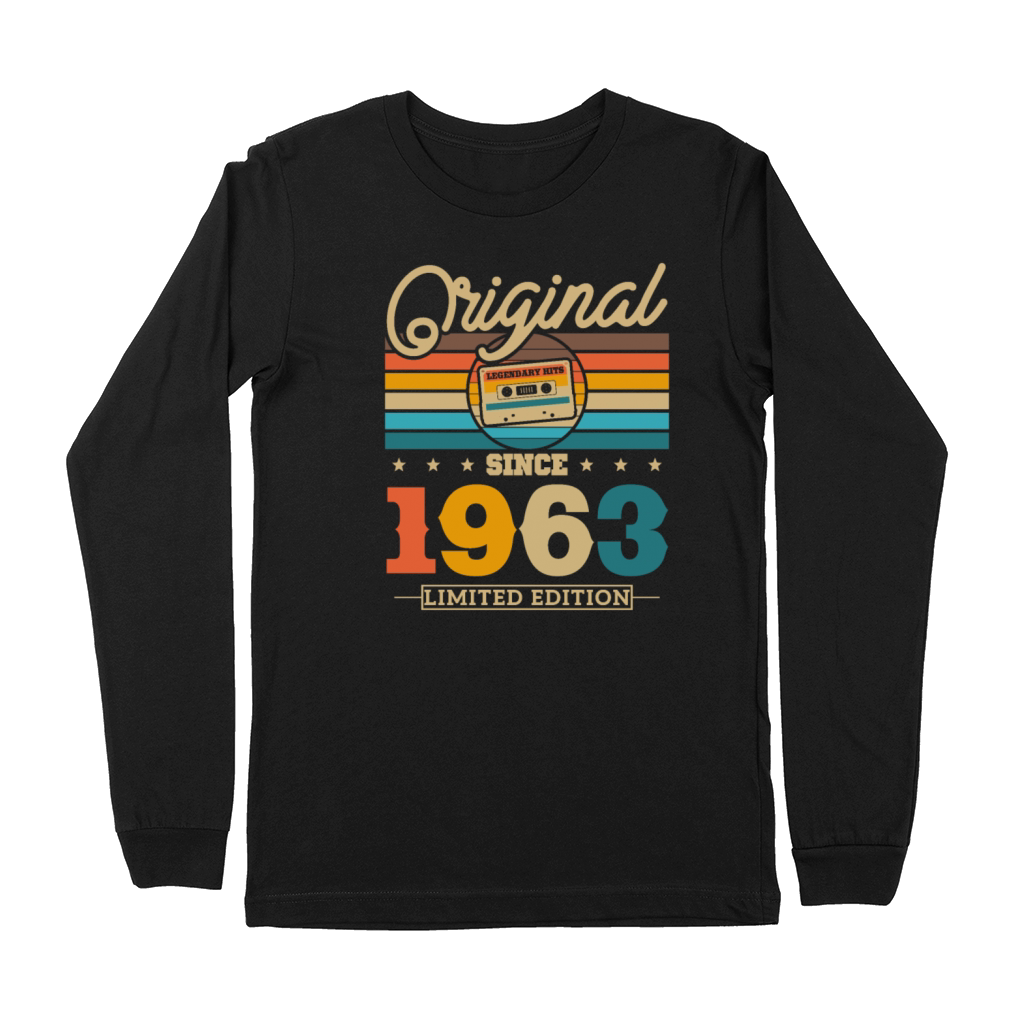 Vintage 1963 Birthday Gift Premium Long Sleeve