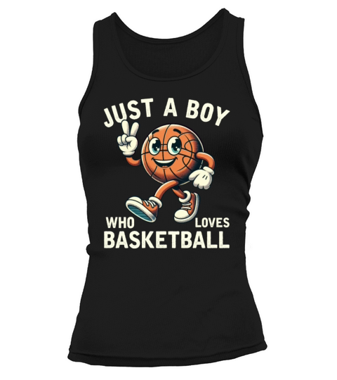 Just a Boy Who Loves Basketball Boys Men Tank top Woman